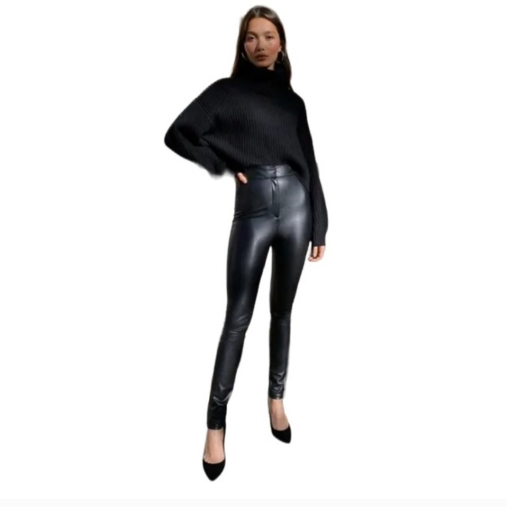 Aritzia Babaton Caspian Vegan Leather Pants